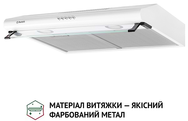 Фото - Вытяжка традиционная Perfelli PL 6042 W LED