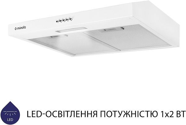 Фото - Вытяжка традиционная Minola HPL 504 WH