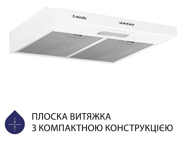 Фото - Вытяжка традиционная Minola HPL 504 WH