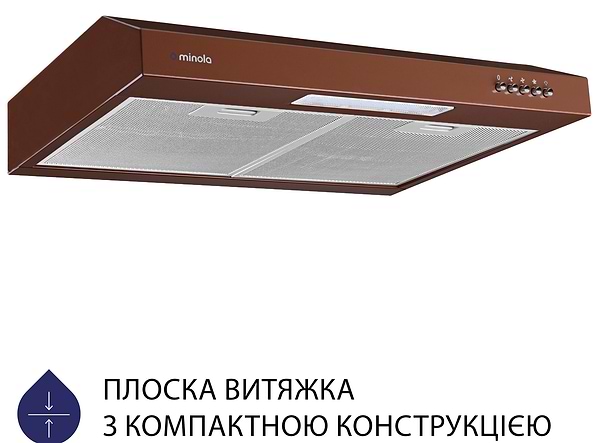 Фото - Витяжка традиційна Minola HPL 512 BR