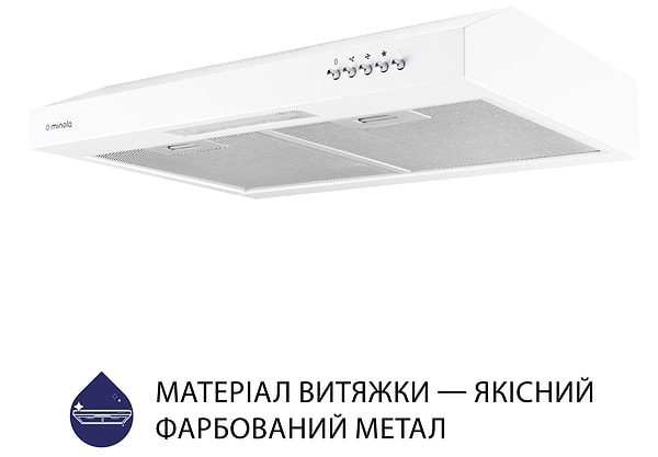 Фото - Витяжка традиційна Minola HPL 512 WH