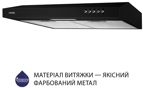 Фото - Вытяжка традиционная Minola HPL 513 BL