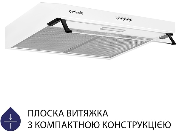 Фото - Витяжка традиційна Minola HPL 517 WH