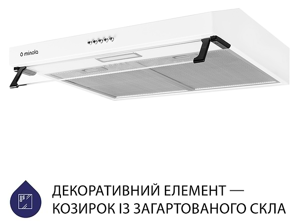 Фото - Витяжка традиційна Minola HPL 517 WH