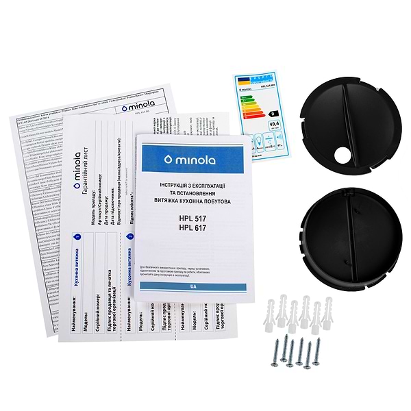 Фото - Витяжка традиційна Minola HPL 517 WH