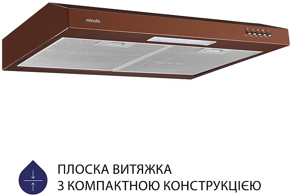 Фото - Витяжка традиційна Minola HPL 612 BR