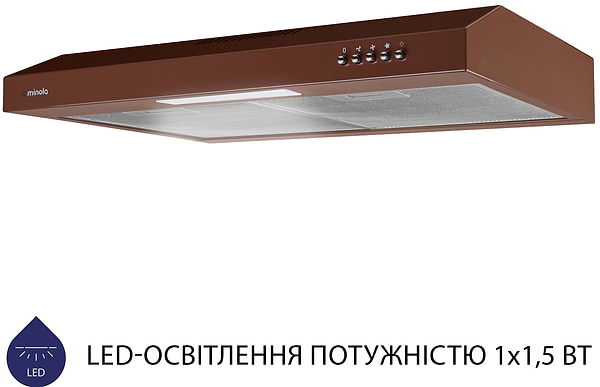 Фото - Витяжка традиційна Minola HPL 612 BR