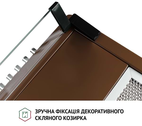 Фото - Вытяжка традиционная Perfelli PL 6144 Dark BR LED
