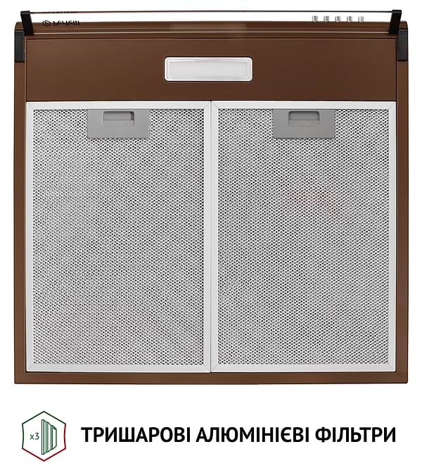 Фото - Витяжка традиційна Perfelli PL 5144 Dark BR LED
