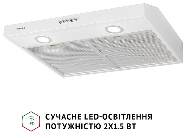 Фото - Вытяжка традиционная Perfelli PL 6002 W LED