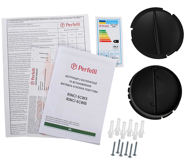 Фото - Вытяжка традиционная Perfelli RINCI 6CWB NERO