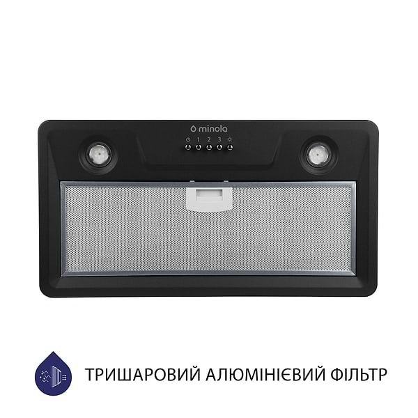 Фото - Витяжка вбудована Minola HBI 5202 BL 700 LED