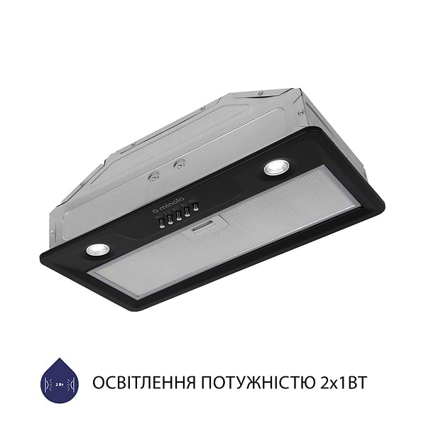 Фото - Витяжка вбудована Minola HBI 5202 BL 700 LED