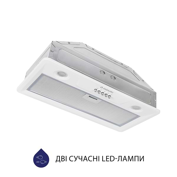 Фото - Вытяжка встраиваемая Minola HBI 5202 WH 700 LED