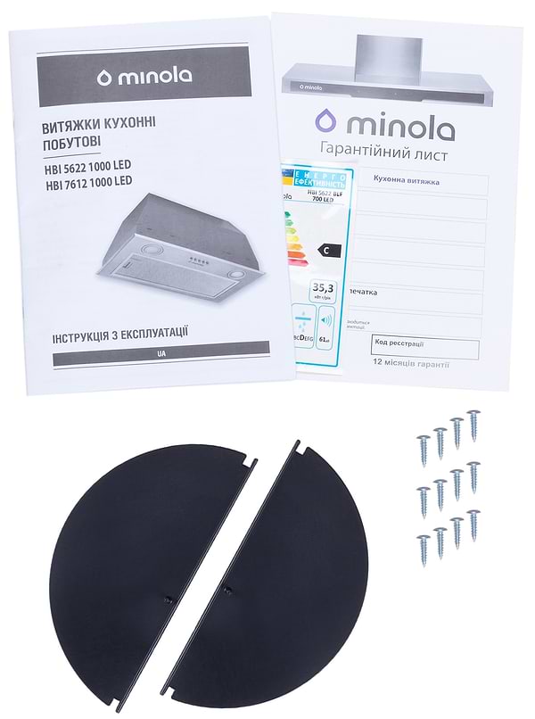 Фото - Вытяжка встраиваемая Minola HBI 5622 BLF 1000 LED