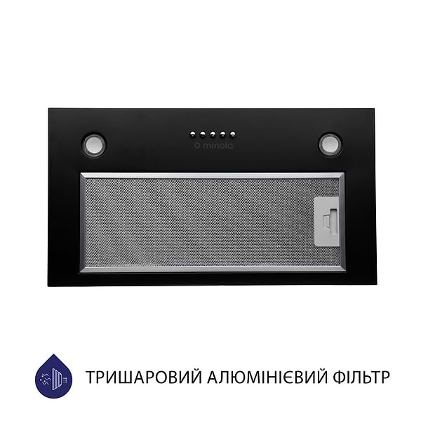 Фото - Витяжка вбудована Minola HBI 5227 BL 700 LED
