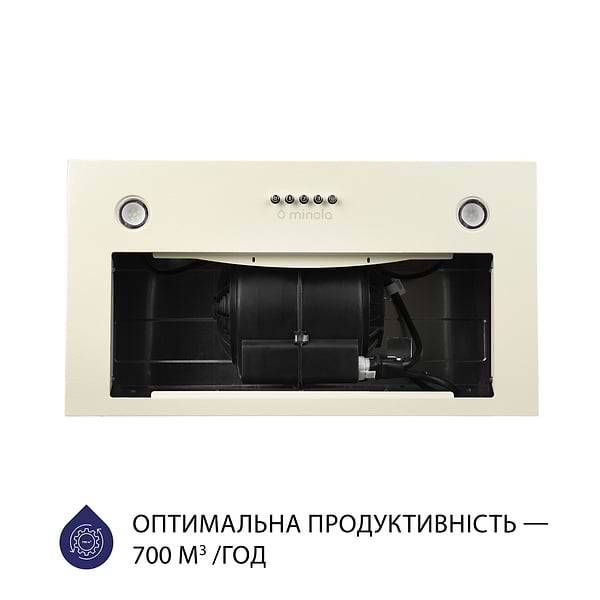 Фото - Витяжка вбудована Minola HBI 5227 IV 700 LED