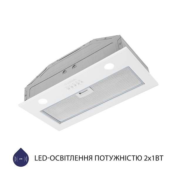 Фото - Вытяжка встраиваемая Minola HBI 52621 WH GLASS 700 LED