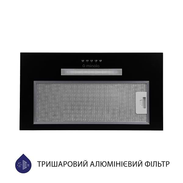 Фото - Вытяжка встраиваемая Minola HBI 5323 BL 800 LED