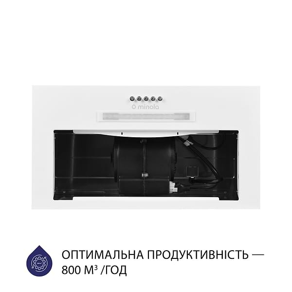 Фото - Витяжка вбудована Minola HBI 5323 WH 800 LED