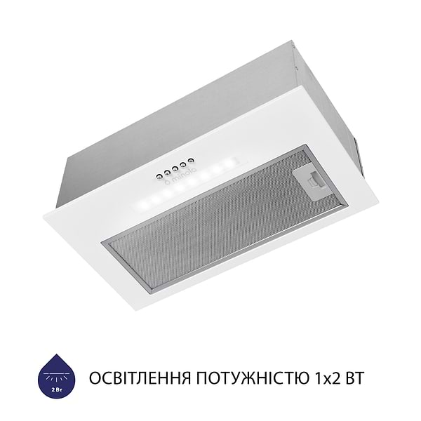 Фото - Витяжка вбудована Minola HBI 5323 WH 800 LED