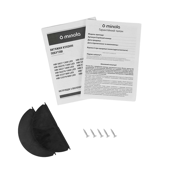 Фото - Витяжка вбудована Minola HBI 5327 BL 800 LED