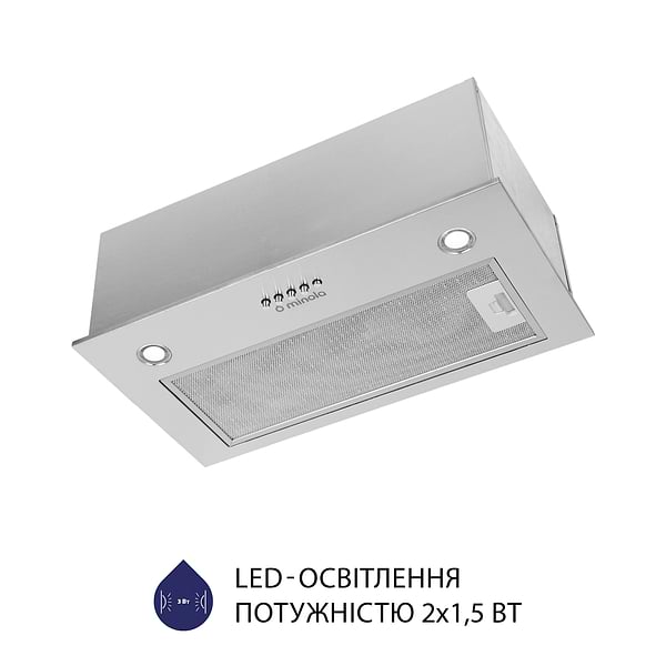 Фото - Витяжка вбудована Minola HBI 5327 I 800 LED