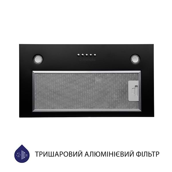 Фото - Витяжка вбудована Minola HBI 5627 BL 1000 LED