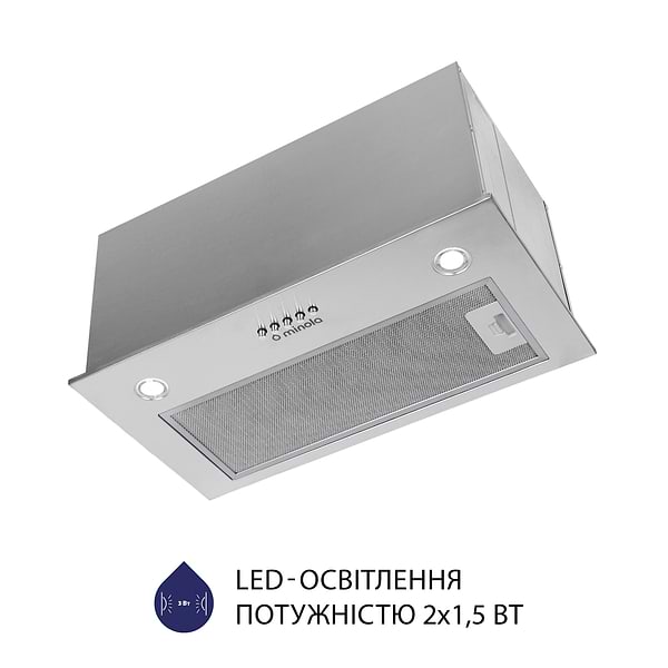Фото - Витяжка вбудована Minola HBI 5627 I 1000 LED