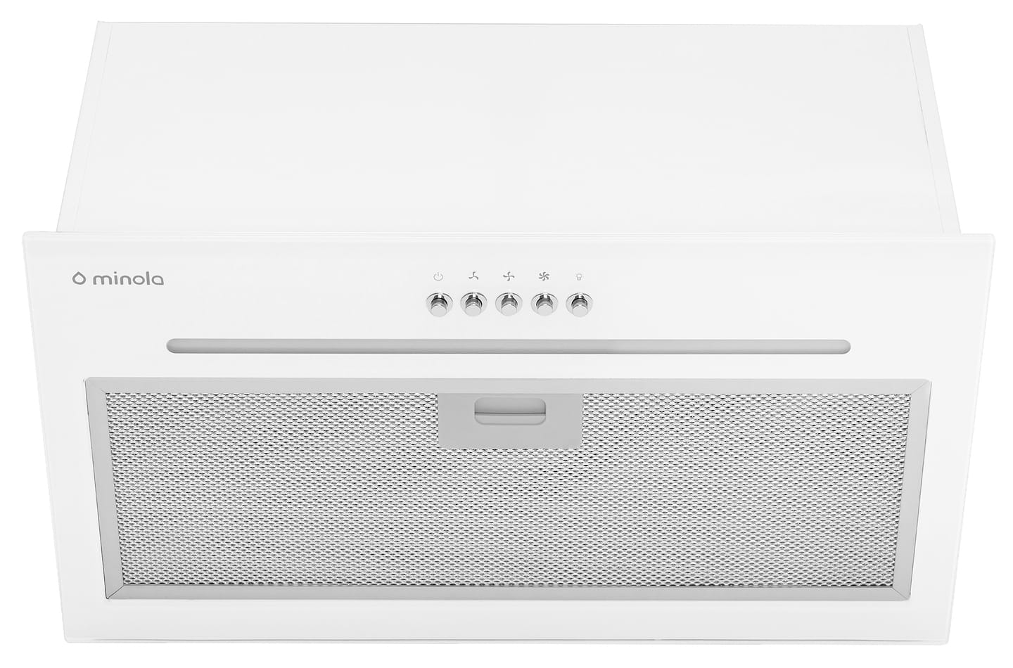 Вытяжка встраиваемая Minola HBI 5664 WH GLASS 1000 LED Line - Фото 1