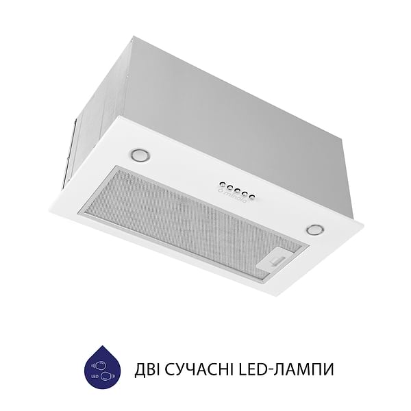 Фото - Витяжка вбудована Minola HBI 5827 WH 1200 LED
