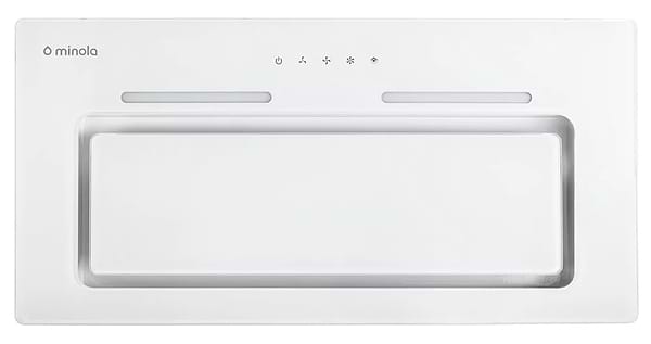 Фото - Витяжка вбудована Minola HBI 6873 WH GLASS 1200 LED Line
