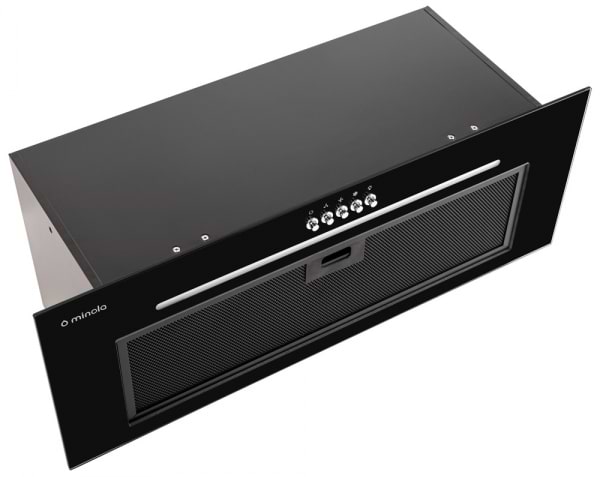 Фото - Витяжка вбудована Minola HBI 7664 BL GLASS 1000 LED Line