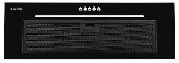 Фото - Витяжка вбудована Minola HBI 7664 BL GLASS 1000 LED Line
