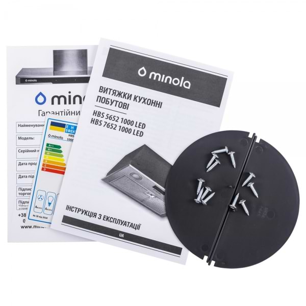 Фото - Вытяжка встраиваемая Minola HBS 5652 BL 1000 LED