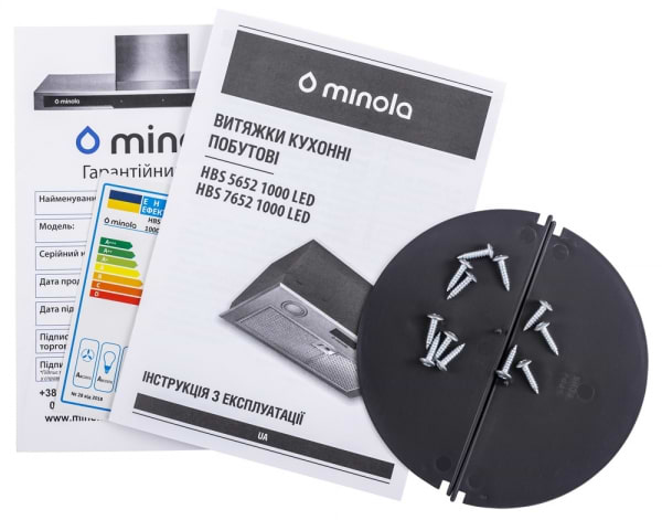 Фото - Вытяжка встраиваемая Minola HBS 7652 I 1000 LED