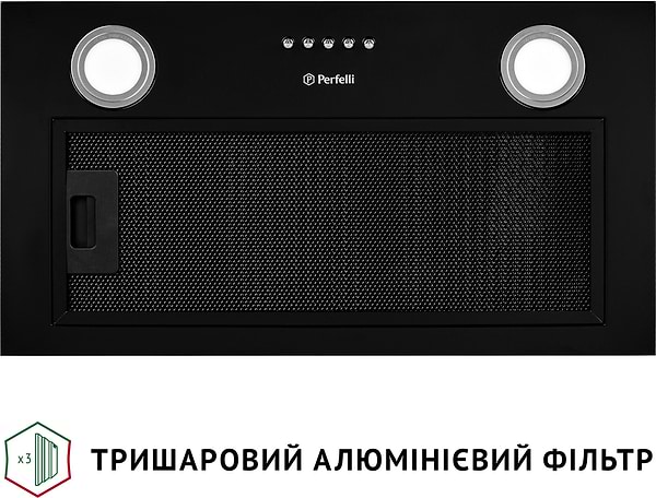 Фото - Уценка - Вытяжка встраиваемая Perfelli BI 5022 BL LED