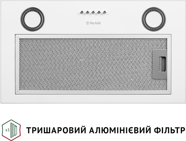 Фото - Витяжка вбудована Perfelli BI 5022 WH LED