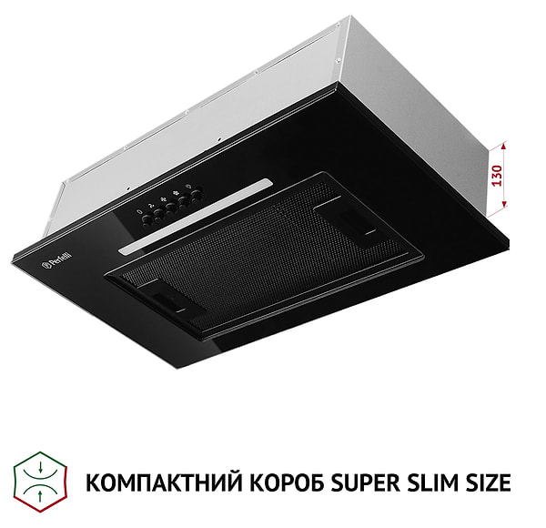 Фото - Витяжка вбудована Perfelli BI 5256 BL 700 LED