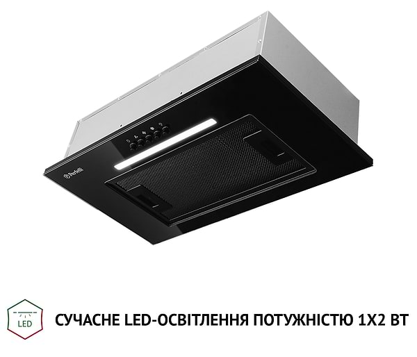 Фото - Витяжка вбудована Perfelli BI 5256 BL 700 LED