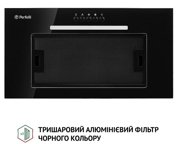Фото - Витяжка вбудована Perfelli BI 5256 BL 700 LED