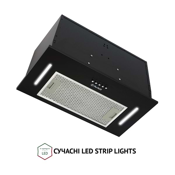 Фото - Вытяжка встраиваемая Perfelli BI 5453 BL 850 LED Strip