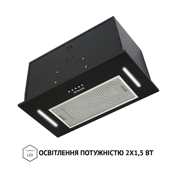 Фото - Вытяжка встраиваемая Perfelli BI 5453 BL 850 LED Strip