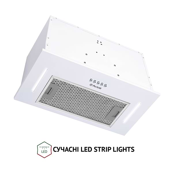 Фото - Вытяжка встраиваемая Perfelli BI 5453 WH 850 LED Strip