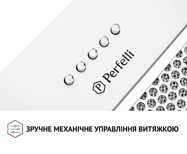 Фото - Вытяжка встраиваемая Perfelli BI 5453 WH 850 LED Strip