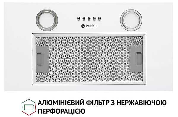 Фото - Витяжка вбудована Perfelli BI 5652 WH 1000 LED