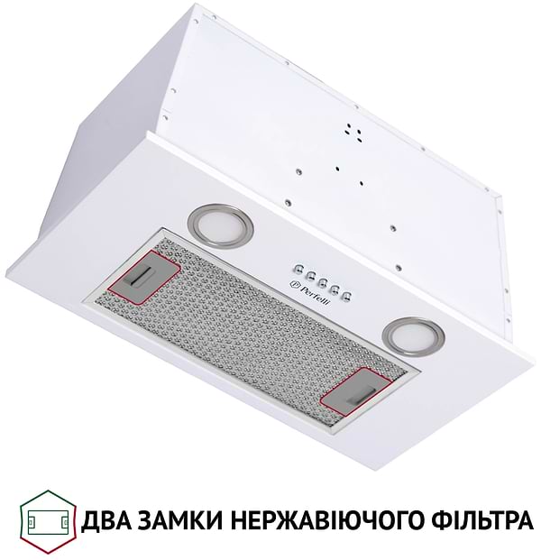 Фото - Витяжка вбудована Perfelli BI 5652 WH 1000 LED