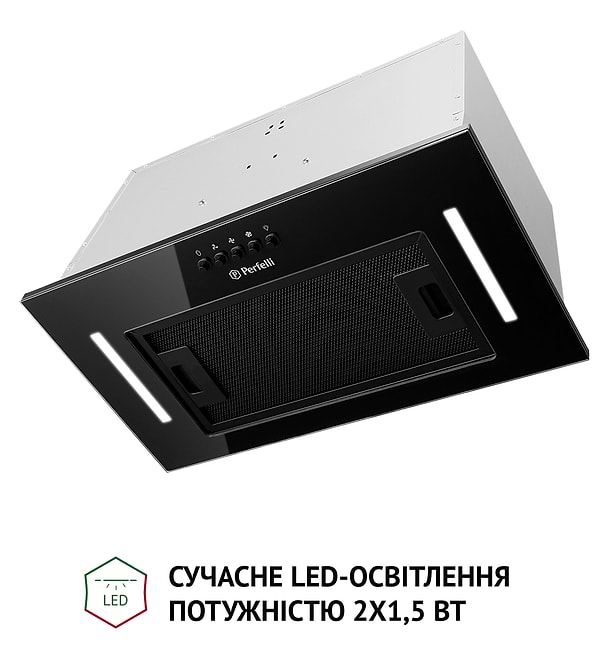 Фото - Вытяжка встраиваемая Perfelli BI 5684 BL 1000 LED