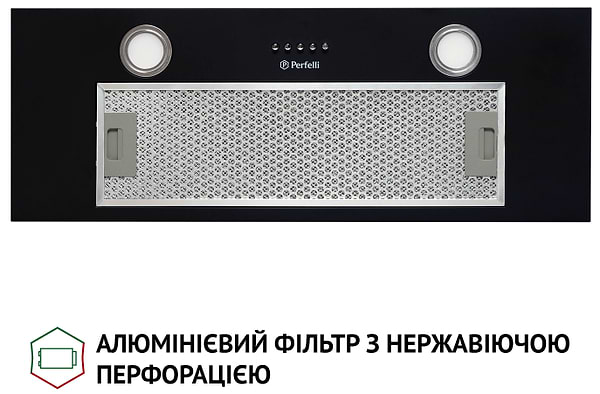 Фото - Витяжка вбудована Perfelli BI 7652 BL 1000 LED