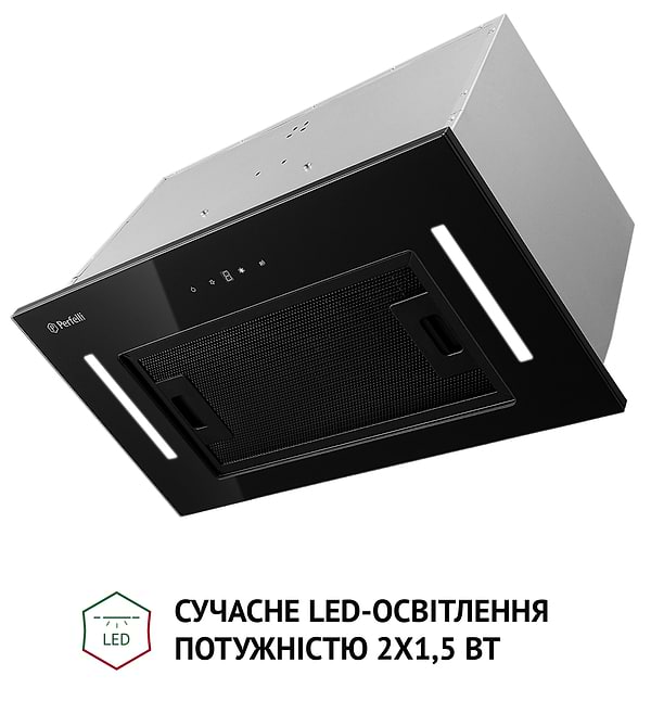 Фото - Витяжка вбудована Perfelli BIS 5884 BL 1200 LED